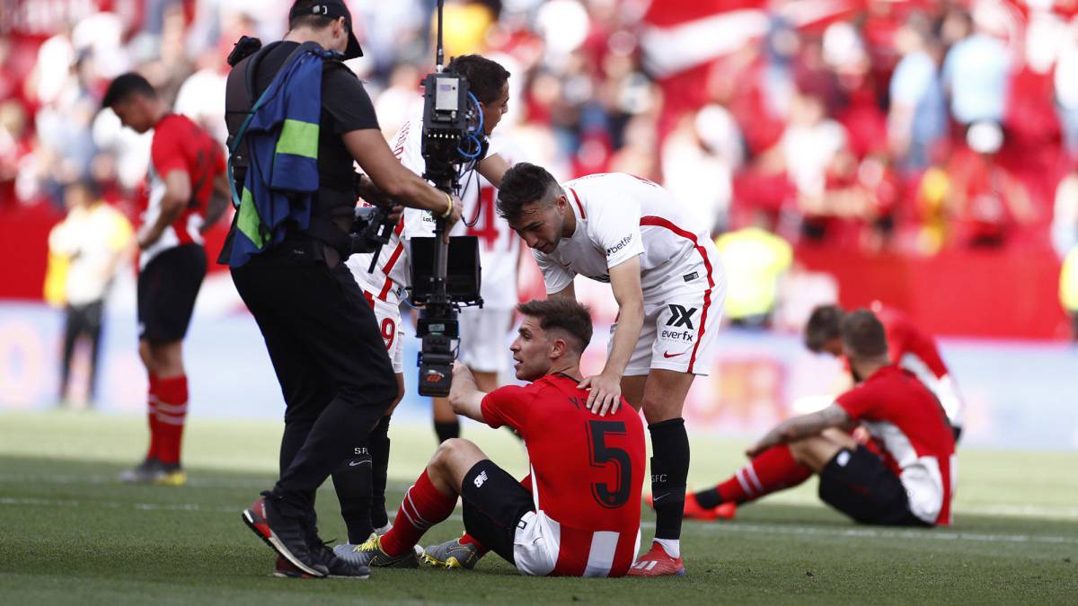 1x1 del Athletic: naufragio en Sevilla y adiós a Europa