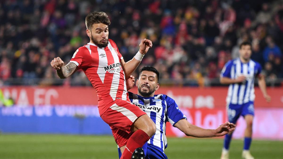 Portu, durante el último partido contra el Alavés