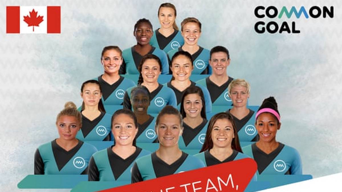 Quince jugadoras de Canadá se unen al Common Goal de Mata