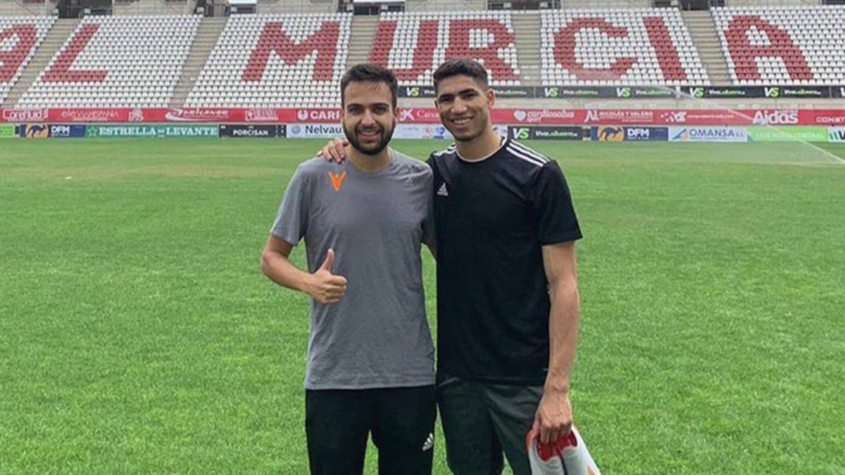 Achraf se entrena en Murcia