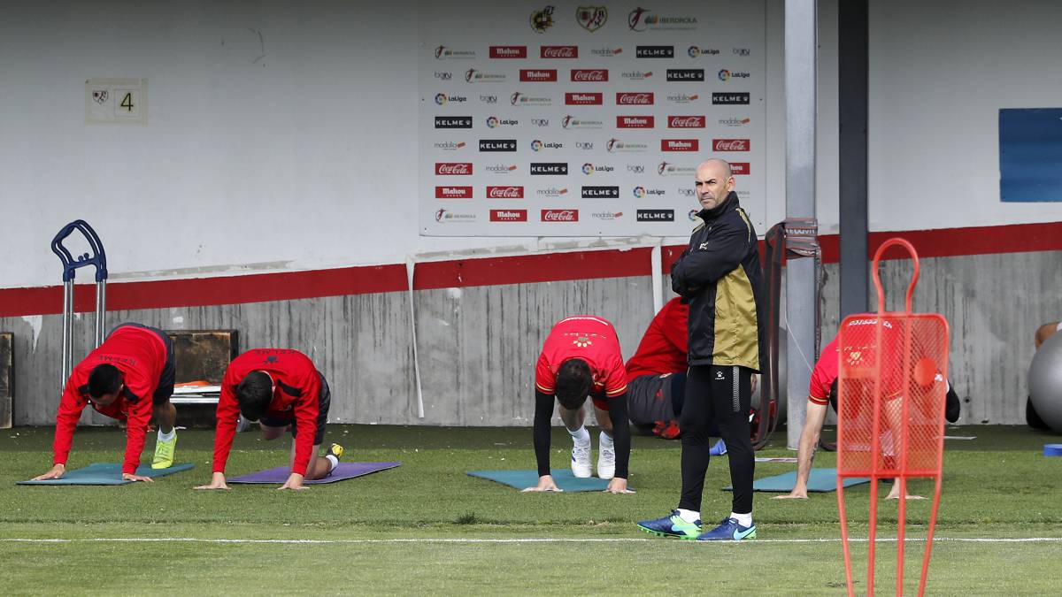 Paco Jémez, durante una sesión.