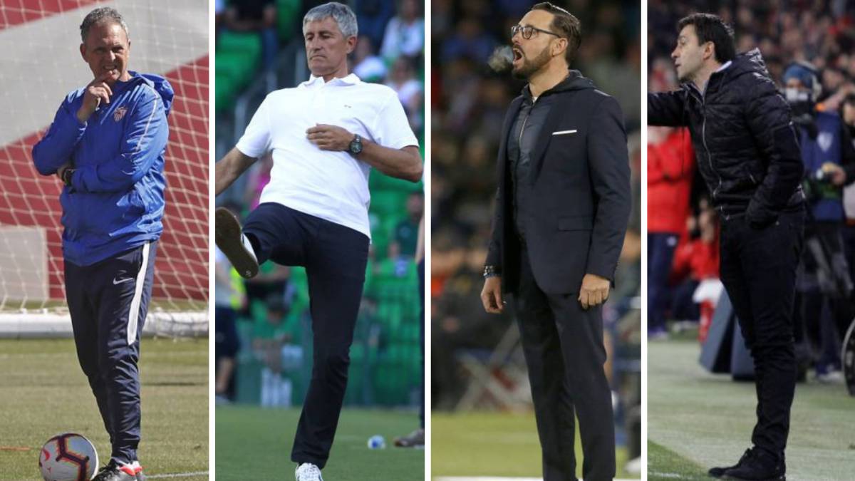 Así están los banquillos de Primera División: Betis, Sevilla...
