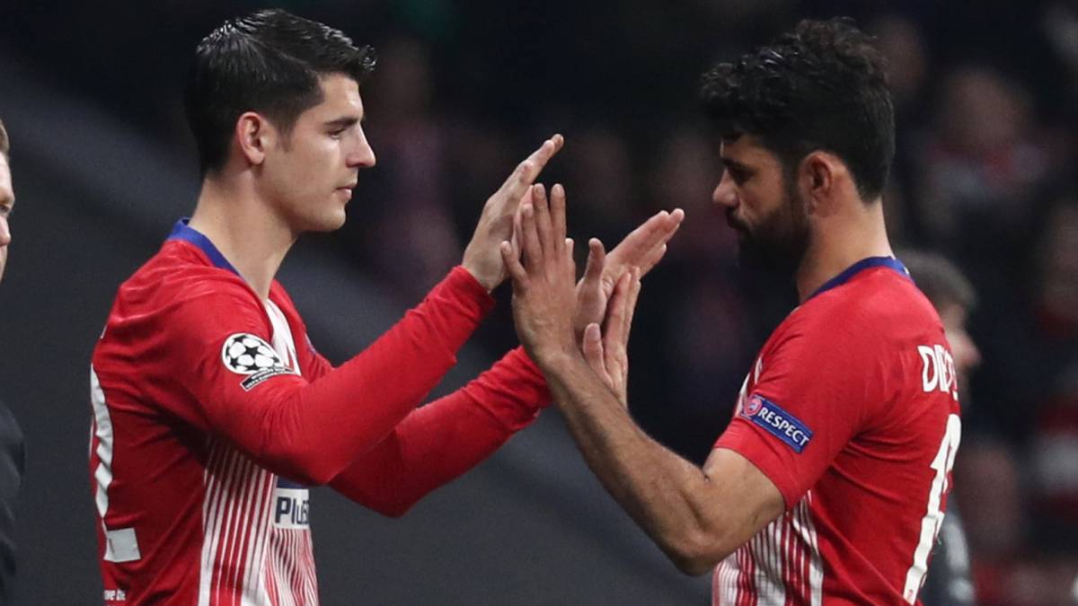Morata y Diego Costa.