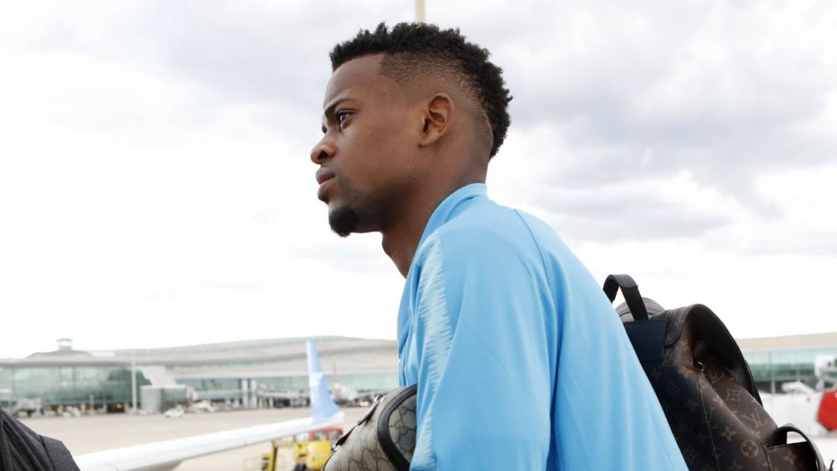 Semedo, en un viaje con el Barça.