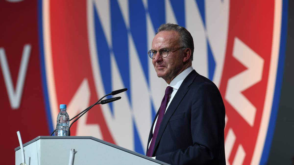 Karl-Heinz Rummenigge, director general del Bayern de Múnich