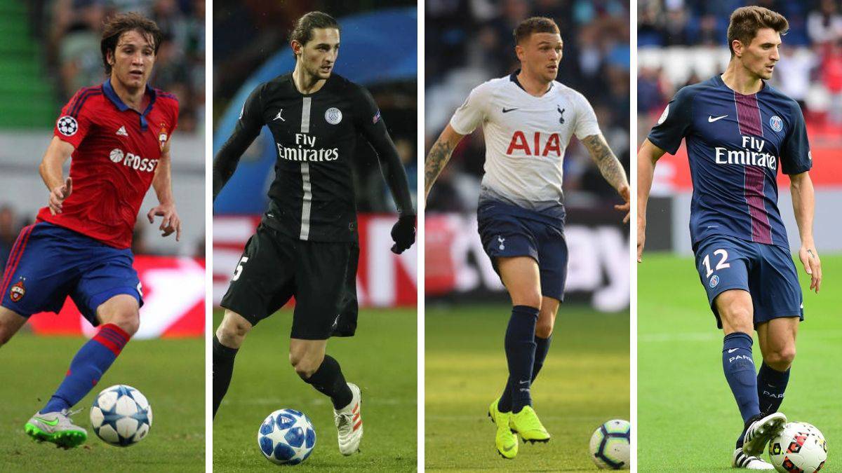 Más candidatos para el lateral del Atlético: Meunier y Trippier