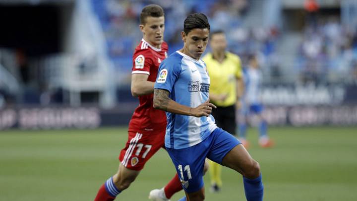 Málaga - Zaragoza en directo: LaLiga 123 jornada 40