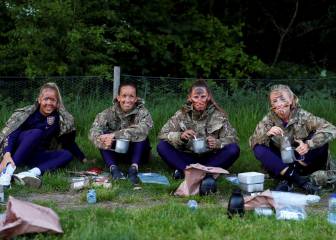Inglaterra se prepara con marines para el Mundial de Francia