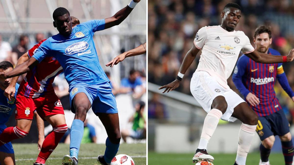 El doble de Pogba juega en Fuenlabrada: así es Randy