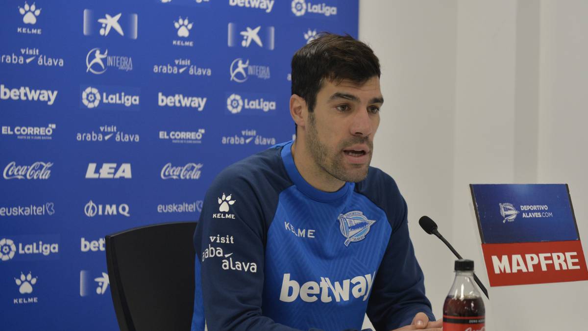 Manu García, jugador del Alavés
