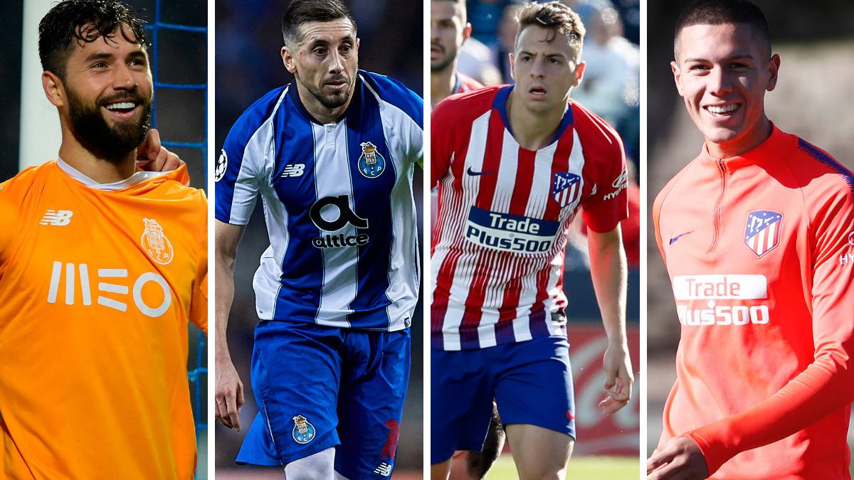 Felipe, Héctor Herrera, Arias y Nehuén Pérez.