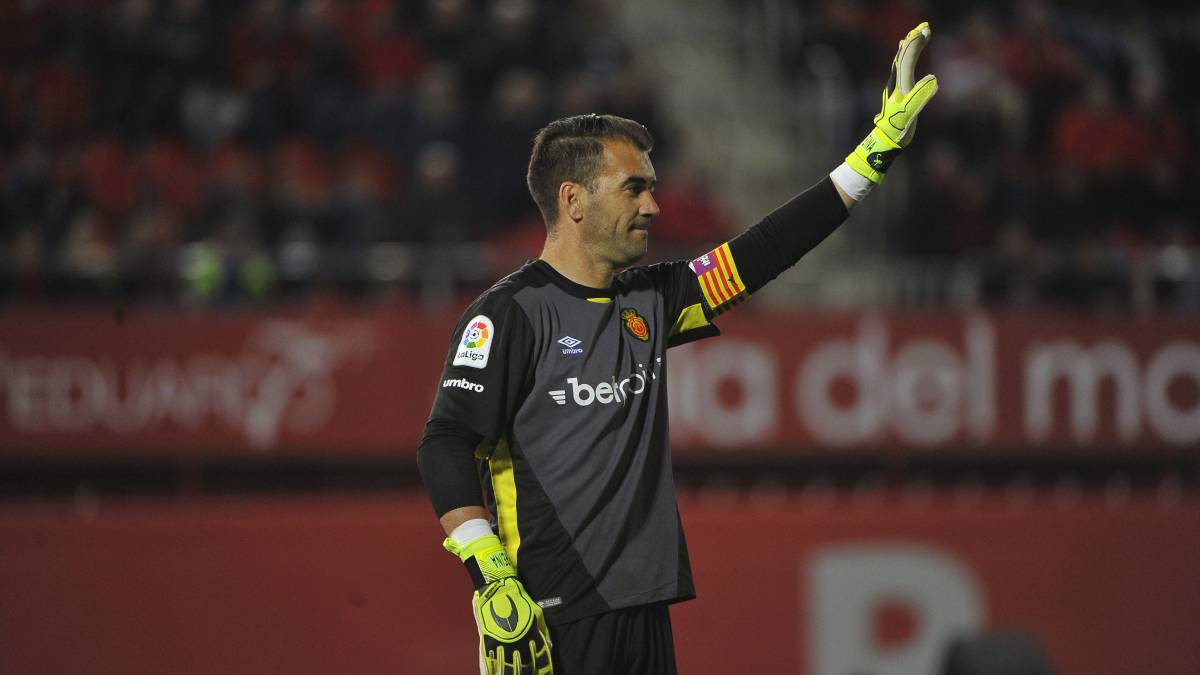 Manolo Reina, portero del Mallorca