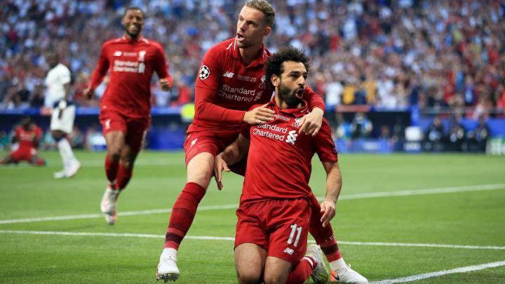 Salah marca el tercer gol más rápido en la historia de las finales