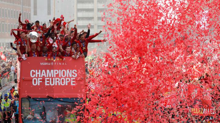 La ciudad de Liverpool vibró con los Reyes de Europa