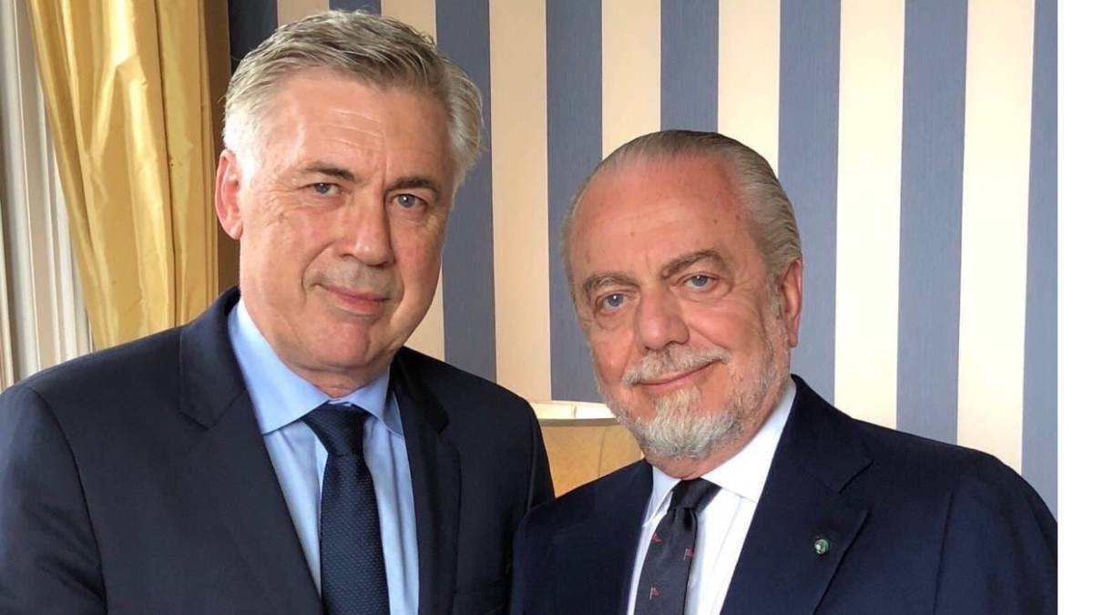 De Laurentiis y Ancelotti