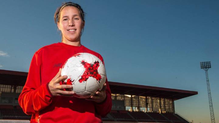 Jenni Morilla, jugadora del Sevilla Femenino.