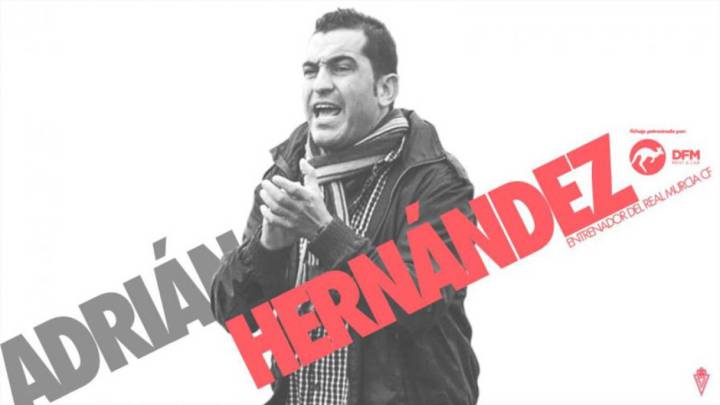 Adrián Hernández, nuevo entrenador del Real Murcia