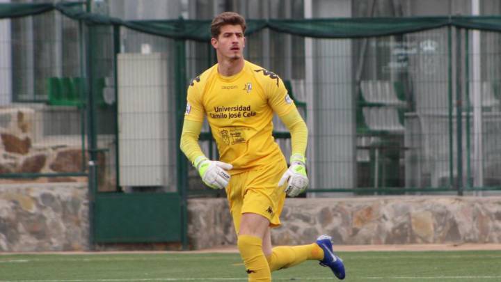 Grandi, portero del Cartagena, cedido en el Inter de Madrid y fichado ahora por el Leganés.