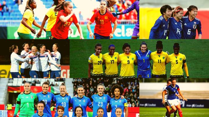 Camisetas del Mundial femenino.