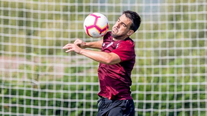 Beñat sigue su rehabilitación en la mano izquierda