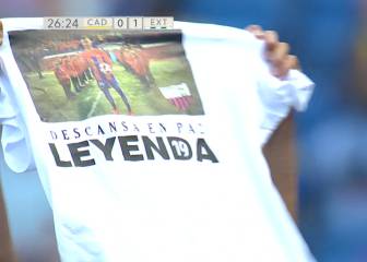 Reyes estuvo presente en el tanto del Extremadura: