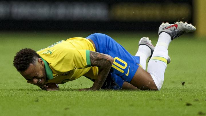 Brasil se duele de la lesión que se produjo esta madrugada en el encuentro ante Qatar.