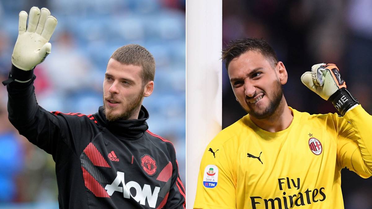 De Gea (Manchester United) y Donnarumma (Milán) podrían cambiar de equipo. El PSG, al acecho.