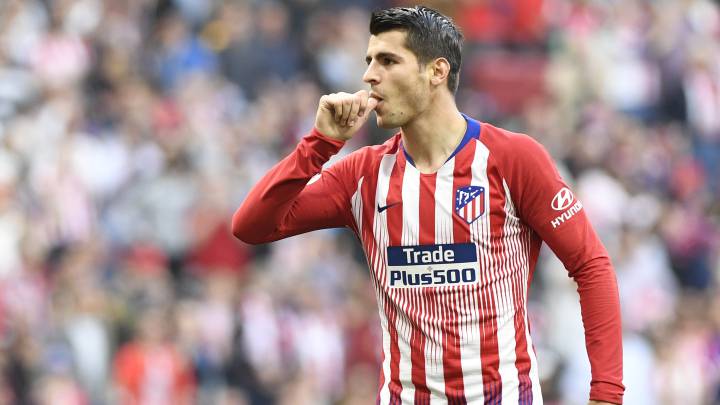 Morata, delantero del Atlético y la Selección.