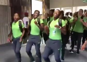 La llegada de las sudafricanas al estadio que se hizo viral