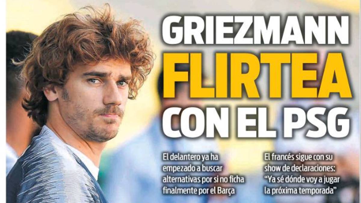 Griezmann 1- Barça 0, en la prensa catalana