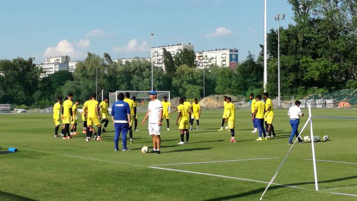 El conjunto de Jorge Célico trabajó en una calurosa tarde y la próxima vez que pise un terreno de juego será para medirse a Corea del Sur.