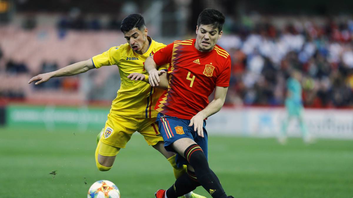 Jorge Meré, jugador de la Selección Sub-21