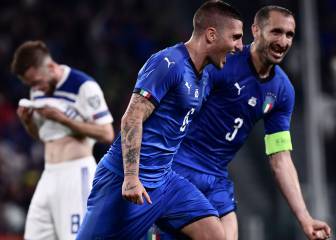 Insigne y Verratti guían a Italia en su remontada ante Bosnia