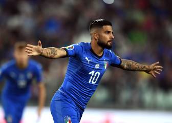 Un gran Insigne lidera la remontada de Italia ante Bosnia