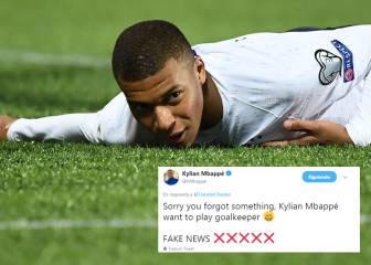 Mbappé calls out 'fake news'