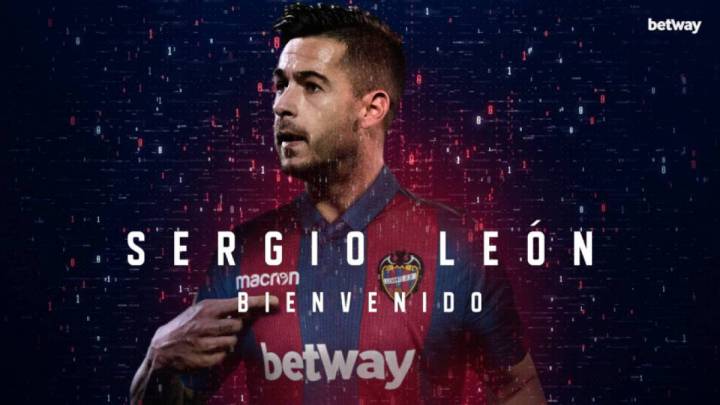 El Levante ficha a Sergio León por tres temporadas