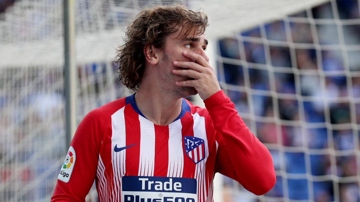 Griezmann con el Atlético.
