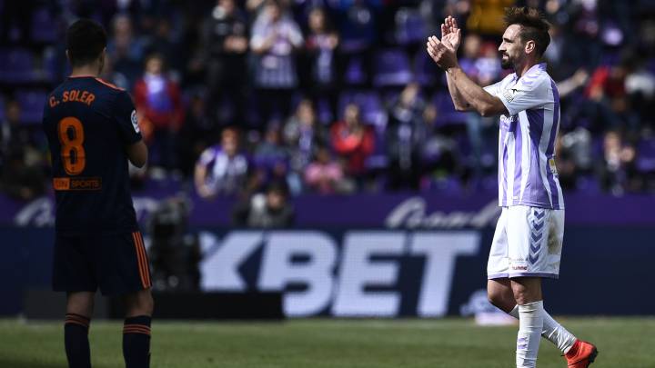 Borja Fernández ante el Valencia