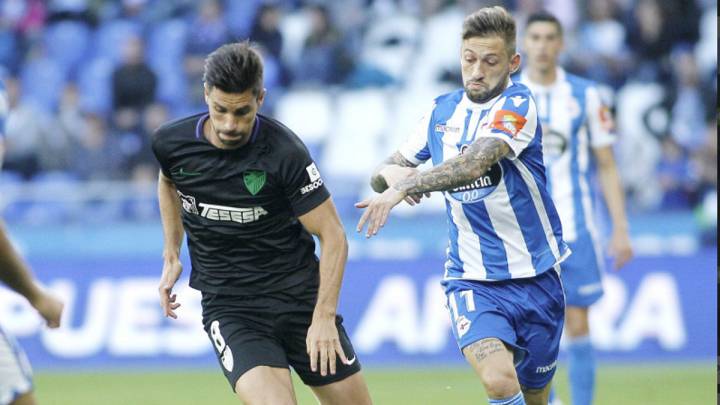 Deportivo - Málaga en directo: LaLiga 1I2I3, promoción ida
