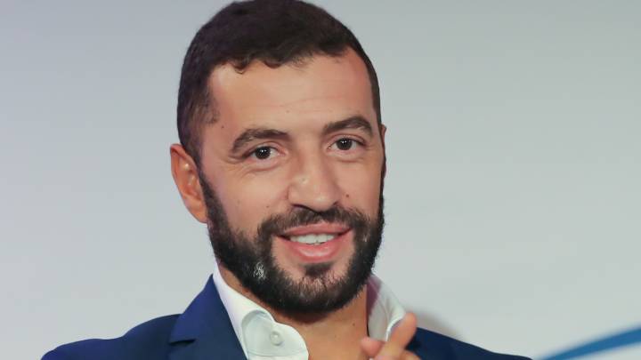 Simao en rueda de prensa.