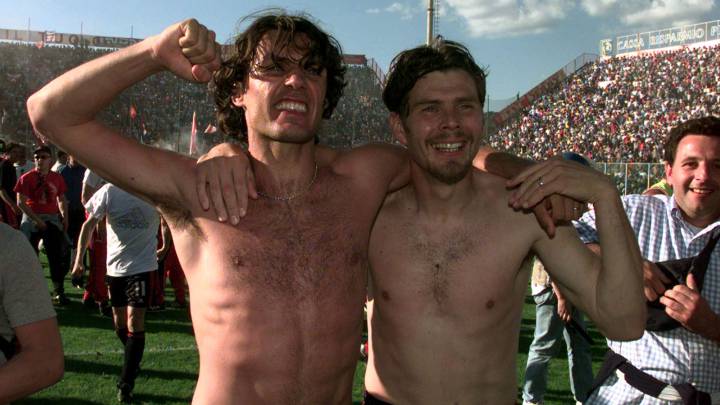 Maldini y Boban celebrando el Scudetto 1998/1999