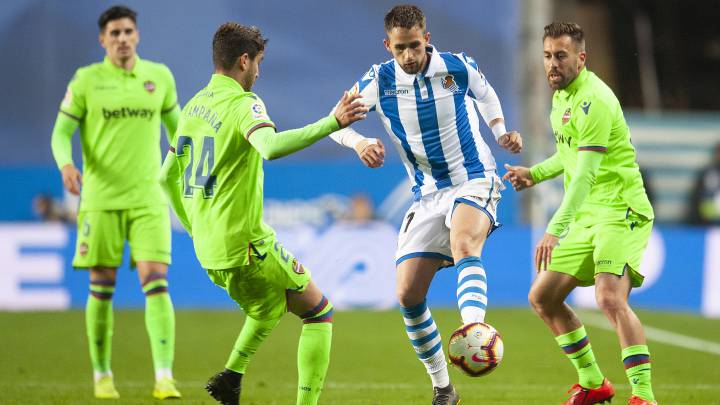 JANUZAJ en el REAL SOCIEDAD - LEVANTE