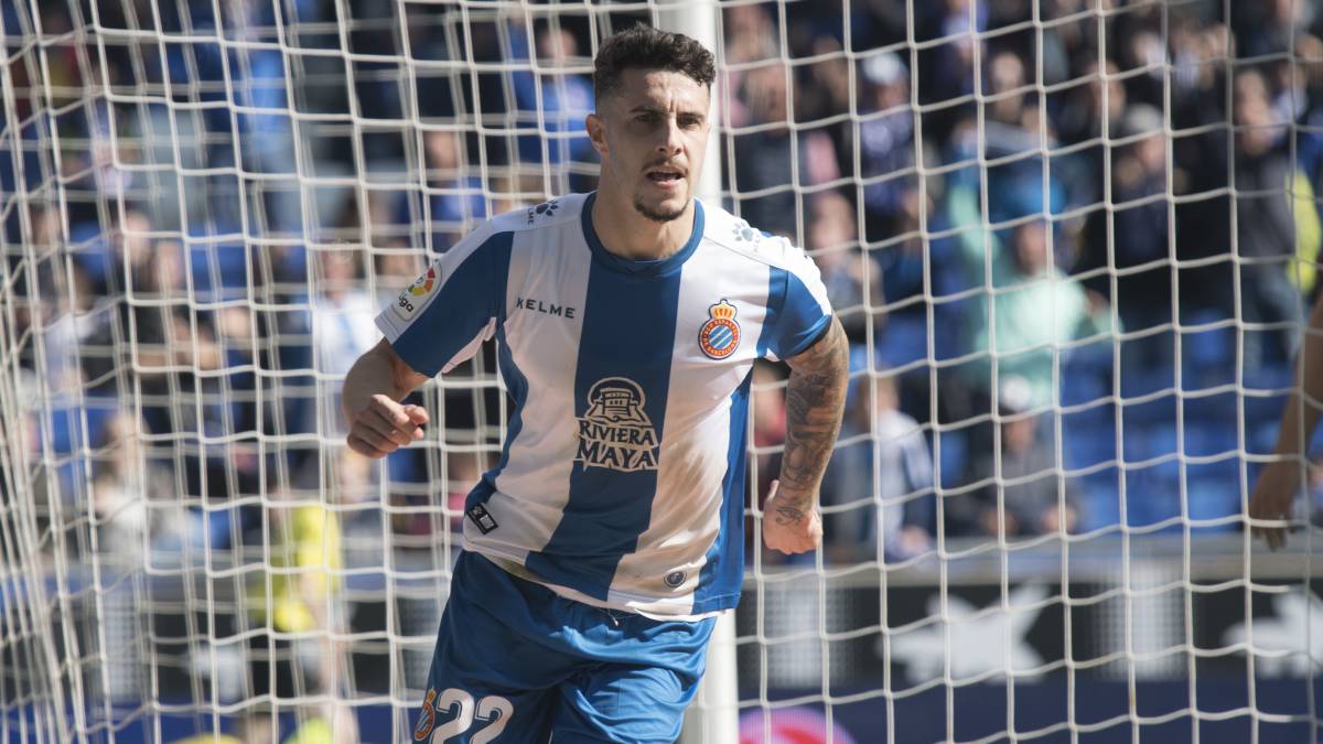 Mario Hermoso con el Espanyol.