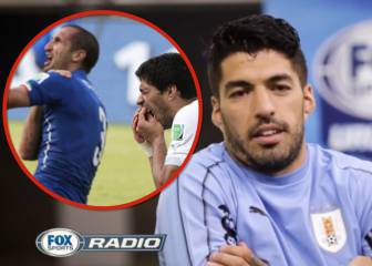 Luis Suárez y el mordisco a Chiellini: