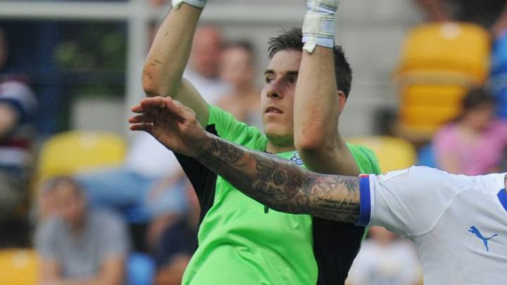 Lunin con Ucrania en el Mundial Sub-20