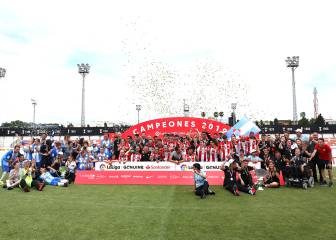 Málaga y Celta celebran el título en el cierre de LaLiga Genuine
