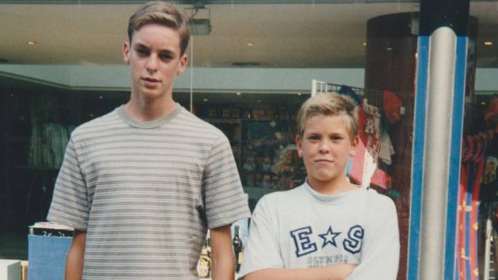 Pau y Marc Gasol, de niños.