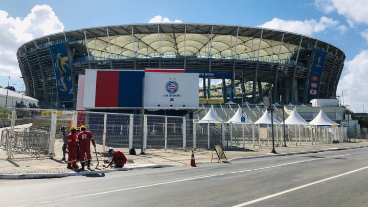 Brasil y Venezuela no harán reconocimiento del Arena Fonte nova.