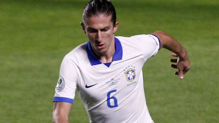 Filipe, durante un partido de la Copa América.