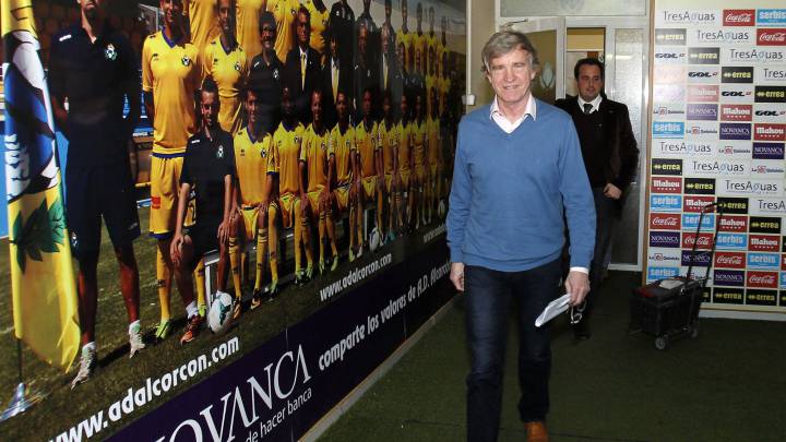 13/02/14 RUEDA DE PRENSA ROLAND DUCHATELET PRESIDENTE AGRUPACION DEPORTIVA ALCORCON